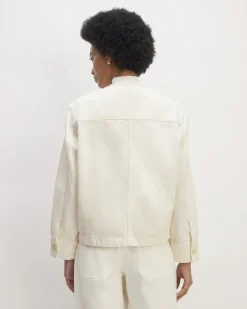 Everlane Jackets & Coats|Jackets*The Denim Barrel Jacket Calico Ecru