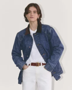 Everlane Jackets & Coats|Jackets & Coats*The Denim Ranch Jacket Deep Atlantic