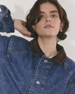 Everlane Jackets & Coats|Jackets & Coats*The Denim Ranch Jacket Deep Atlantic