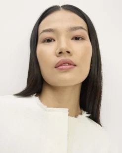 Everlane Dresses*The Denim Workwear Shirtdress Frayed Hem Bone