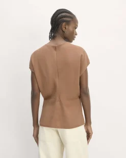 Everlane Tops*The Drape Top in Butterlite