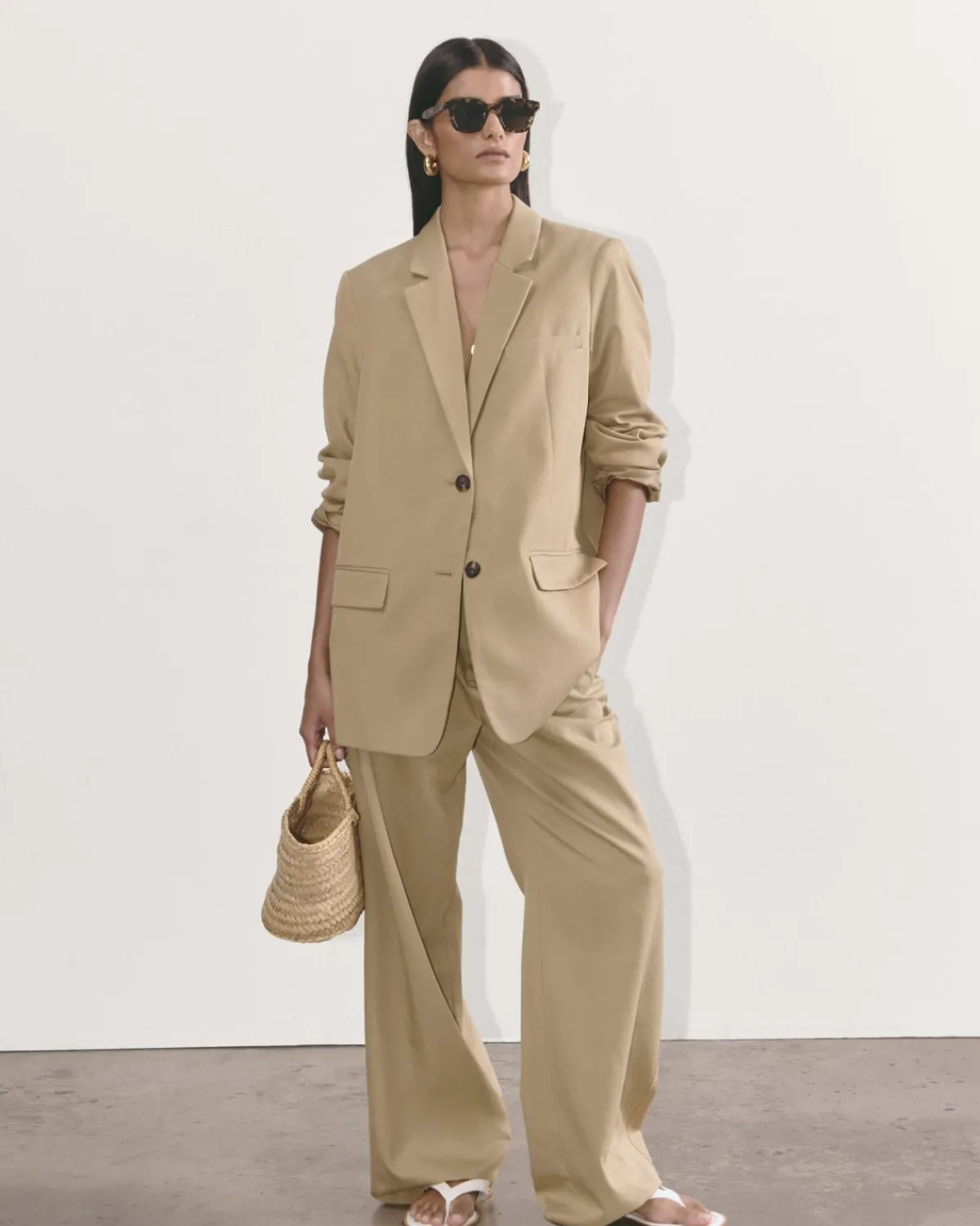 Everlane Pants|Wide-Leg Pants*The Draper Pleated Pant in Buttersmooth