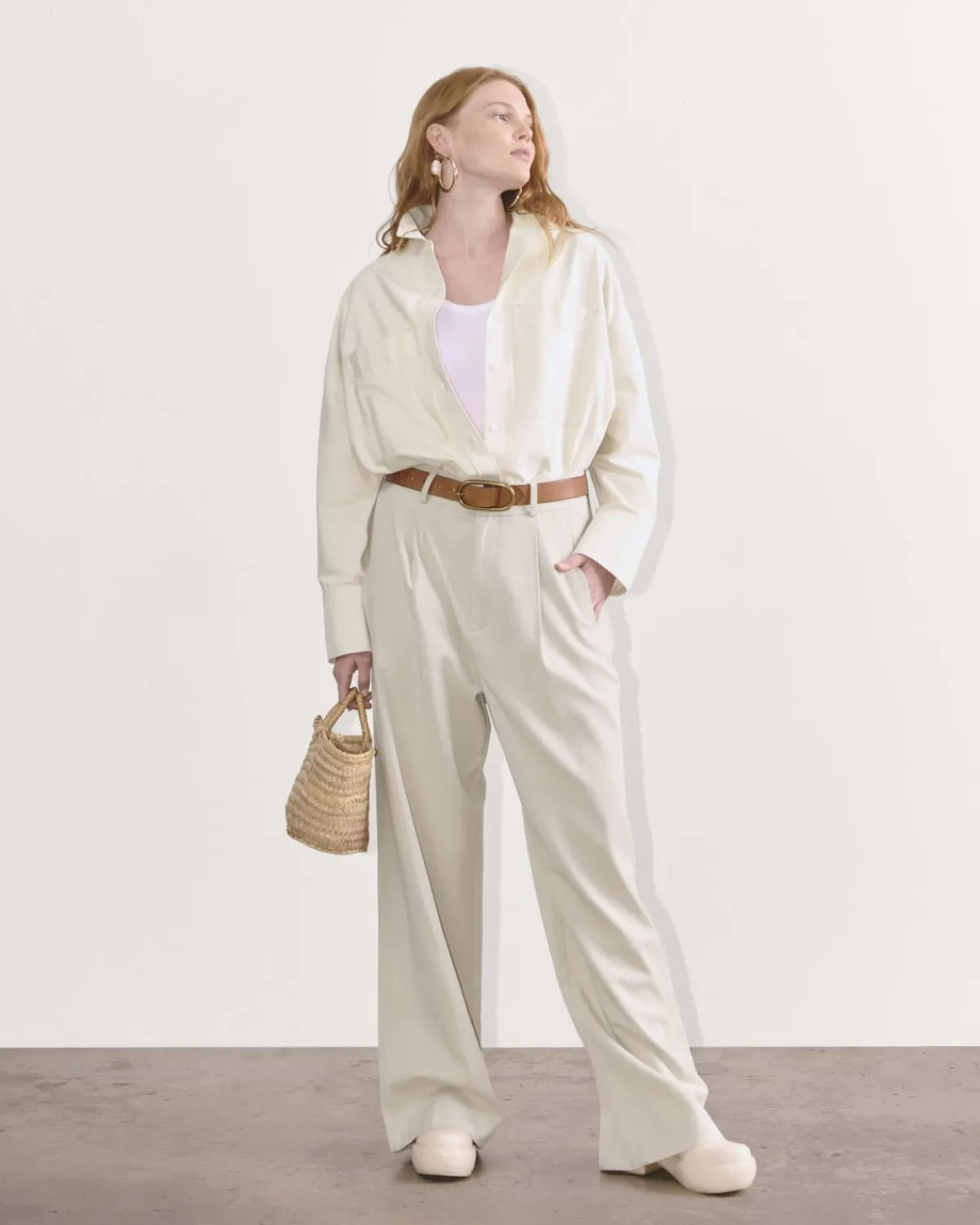 Everlane Pants|Wide-Leg Pants*The Draper Pleated Pant in Buttersmooth