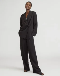 Everlane Jackets & Coats|Blazers*The Drapey City Stripe Blazer Black