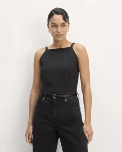 Everlane Tops*The Dream High-Neck Tank Black