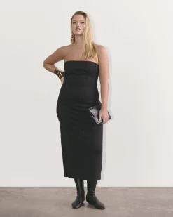 Everlane Dresses*The Dream Strapless Dress Black