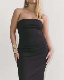 Everlane Dresses*The Dream Strapless Dress Black