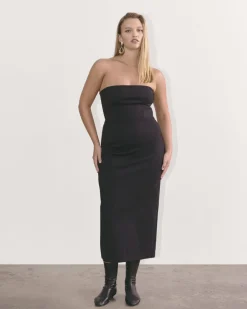 Everlane Dresses*The Dream Strapless Dress Black