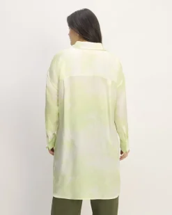 Everlane Tops*The x Marques' Almeida Satin Tie-Dye Shirt