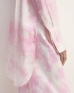 Everlane Tops*The x Marques' Almeida Satin Tie-Dye Shirt