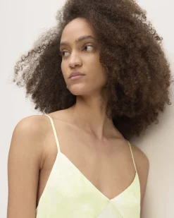 Everlane Dresses*The x Marques' Almeida Satin Tie-Dye Dress Seafoam Tie-Dye