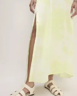 Everlane Dresses*The x Marques' Almeida Satin Tie-Dye Dress Seafoam Tie-Dye