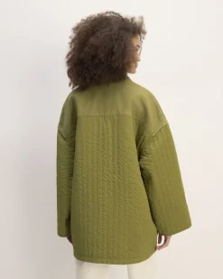 Everlane Jackets & Coats|Jackets*The x Marques' Almeida Canvas Patchwork Jacket Moss Green