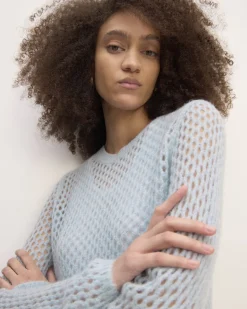 Everlane Sweaters|Crew Sweaters*The x Marques' Almeida Alpaca Mesh Tunic Mist