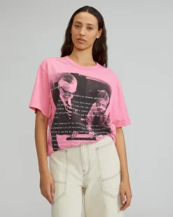 Everlane Tees|Tees*The Everyone Recycled Graphic Tee Carnation Pink