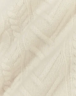 Everlane Sweaters|Turtleneck Sweaters*The Felted Merino Cable-Knit Crew Oat Melange