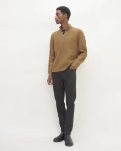 Everlane Sweaters|Turtleneck Sweaters*The Felted Merino Half-Zip Sweater