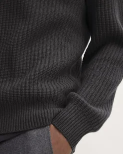 Everlane Sweaters|Turtleneck Sweaters*The Felted Merino Half-Zip Sweater