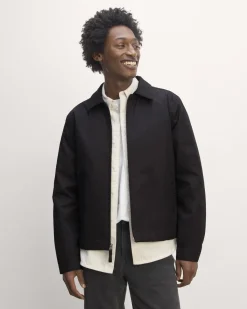 Everlane Jackets & Coats|Shirts*The Filled Harrington Jacket Black