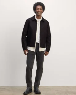 Everlane Jackets & Coats|Shirts*The Filled Harrington Jacket Black