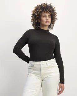 Everlane Tees|Long Sleeve Tees*The Form Funnel-Neck Tee