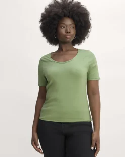 Everlane Tees|Short Sleeve Tees*The Form Scoop-Neck Tee