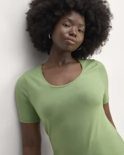 Everlane Tees|Short Sleeve Tees*The Form Scoop-Neck Tee