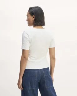 Everlane Tees|Short Sleeve Tees*The Form Scoop-Neck Tee