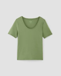 Everlane Tees|Short Sleeve Tees*The Form Scoop-Neck Tee