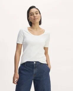 Everlane Tees|Short Sleeve Tees*The Form Scoop-Neck Tee