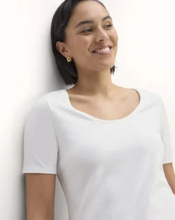 Everlane Tees|Short Sleeve Tees*The Form Scoop-Neck Tee