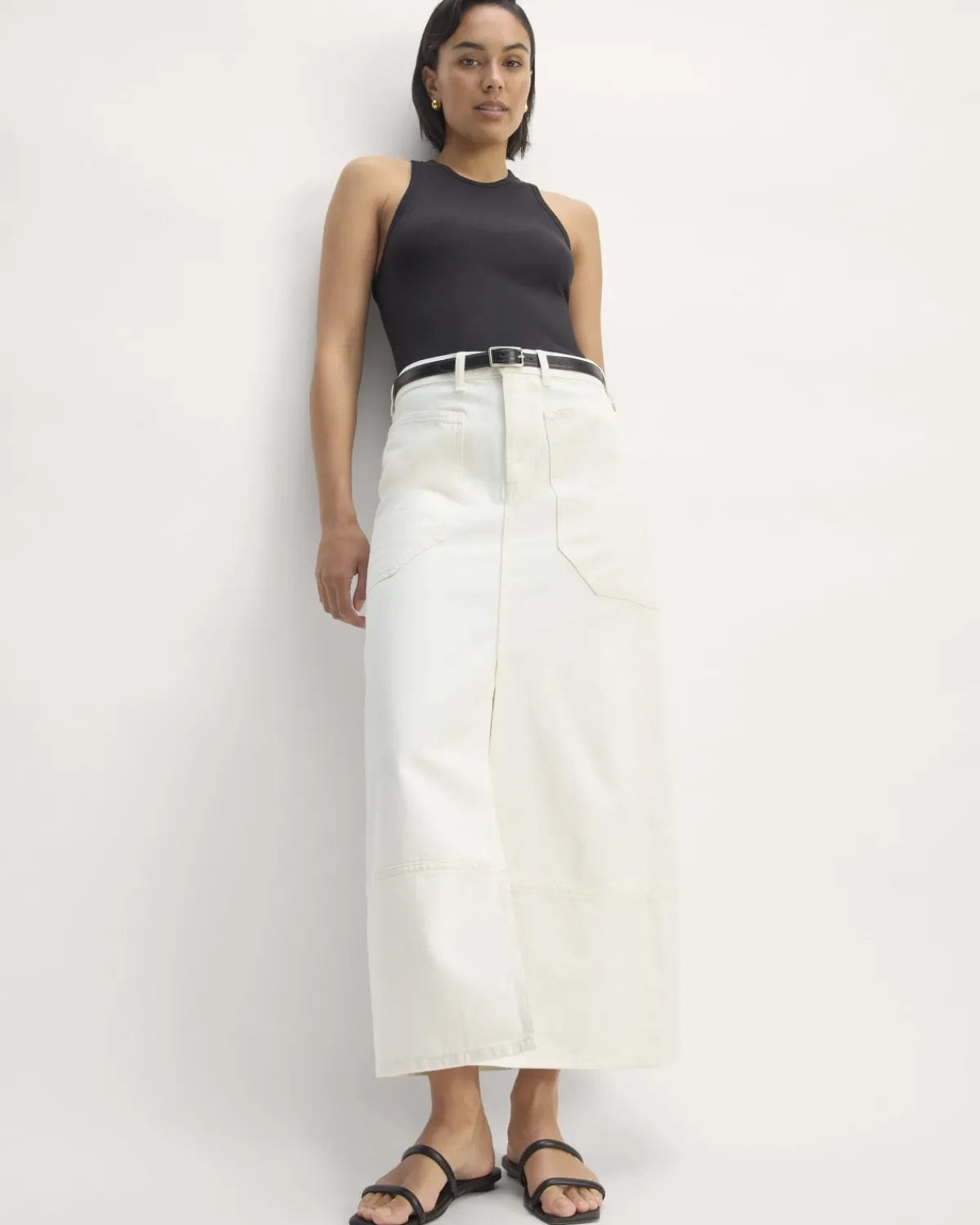 Everlane Shorts & Skirts|Jeans*The Gardener Skirt Bone