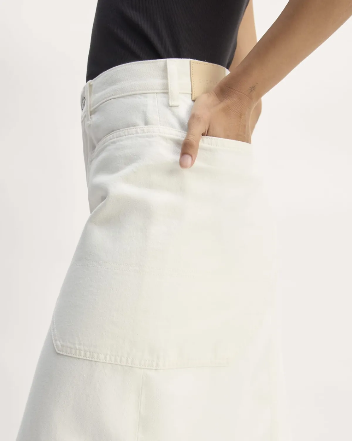Everlane Shorts & Skirts|Jeans*The Gardener Skirt Bone