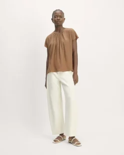 Everlane Tops*The Gathered Neck Top