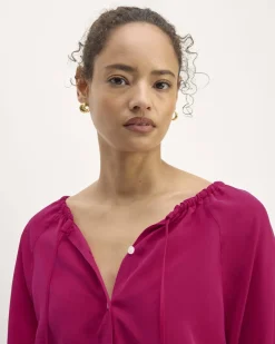Everlane Tops*The Gathered Shirt in Butterlite