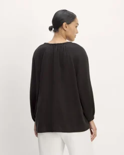 Everlane Tops*The Gathered Shirt in Butterlite