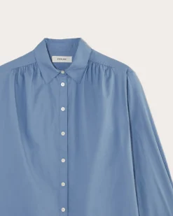 Everlane Tops*The Gathered Shirt in Silky Cotton
