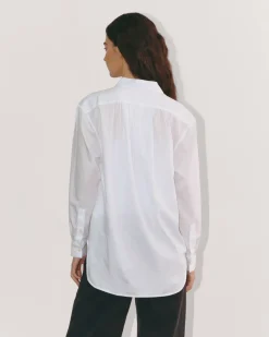 Everlane Tops*The Gathered Shirt in Silky Cotton