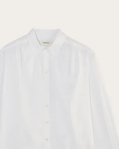 Everlane Tops*The Gathered Shirt in Silky Cotton