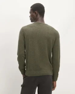Everlane Sweaters|Turtleneck Sweaters*The Grade-A Cashmere Crew Heather Scarab Green
