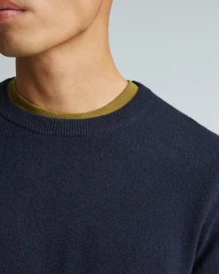 Everlane Sweaters|Turtleneck Sweaters*The Grade-A Cashmere Crew Heather Scarab Green