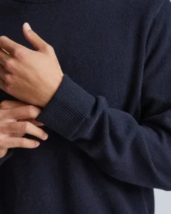Everlane Sweaters|Turtleneck Sweaters*The Grade-A Cashmere Crew Heather Scarab Green