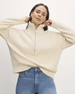 Everlane Sweaters*The Half-Zip in Everyday Cotton