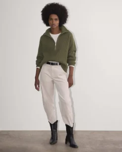 Everlane Sweaters*The Half-Zip Sweater in Luxe Merino