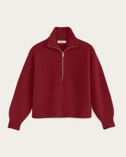Everlane Sweaters*The Half-Zip Sweater in Luxe Merino