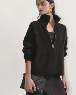 Everlane Sweaters*The Half-Zip Sweater in Luxe Merino