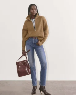 Everlane Sweaters*The Half-Zip Sweater in Luxe Merino