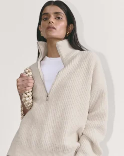 Everlane Sweaters*The Half-Zip Sweater in Luxe Merino