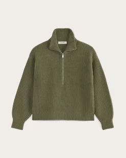 Everlane Sweaters*The Half-Zip Sweater in Luxe Merino