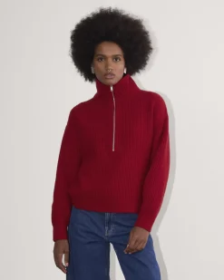 Everlane Sweaters*The Half-Zip Sweater in Luxe Merino